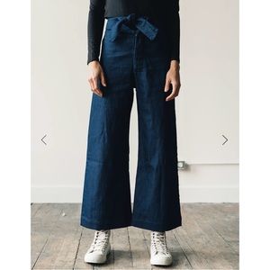 Micaela Greg Knotted Sailor Pants, XS